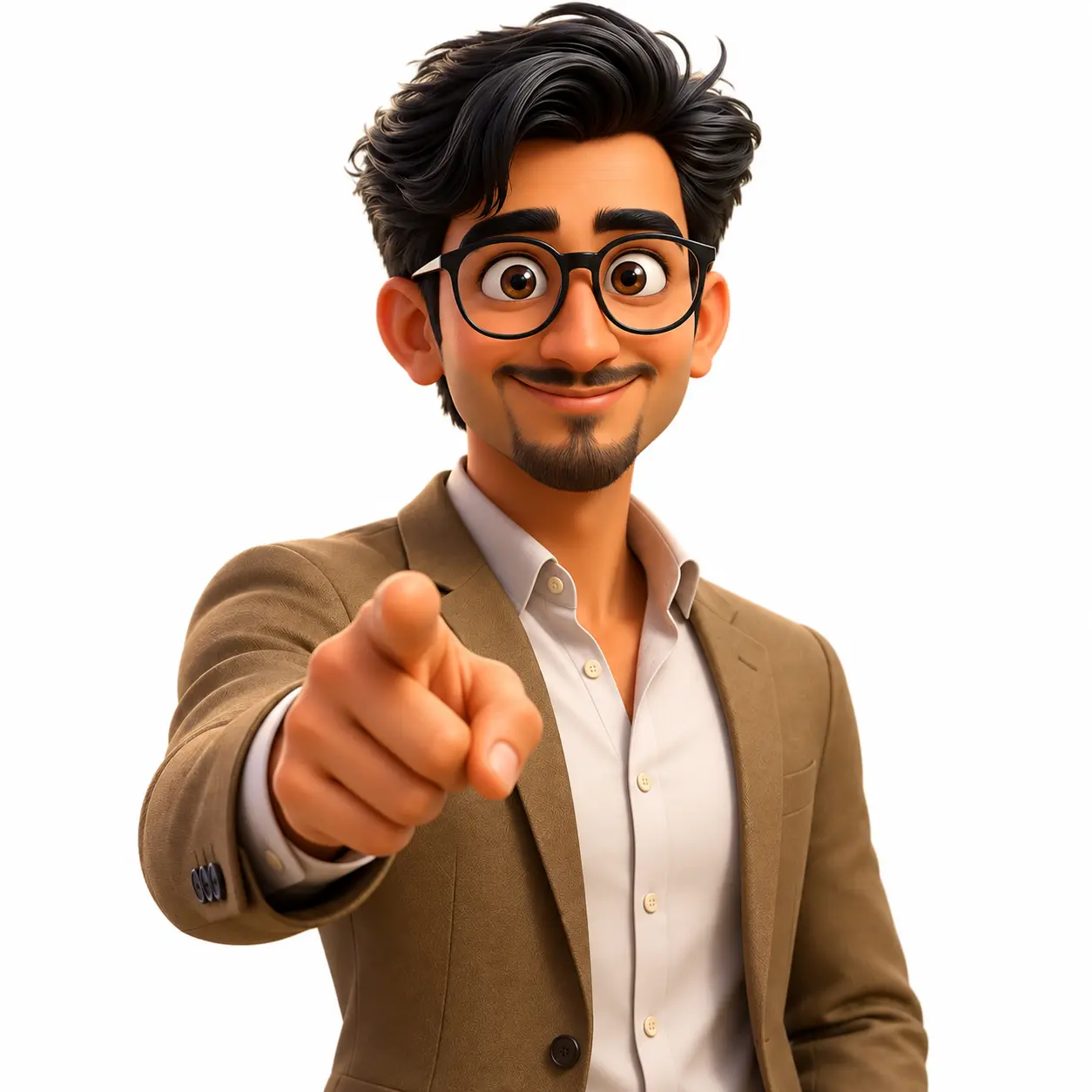 Professor Gmee Pointing Pose